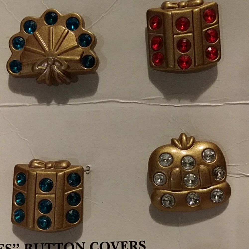 Vintage Avon Diane Von Furstenberg Button Covers … - image 3
